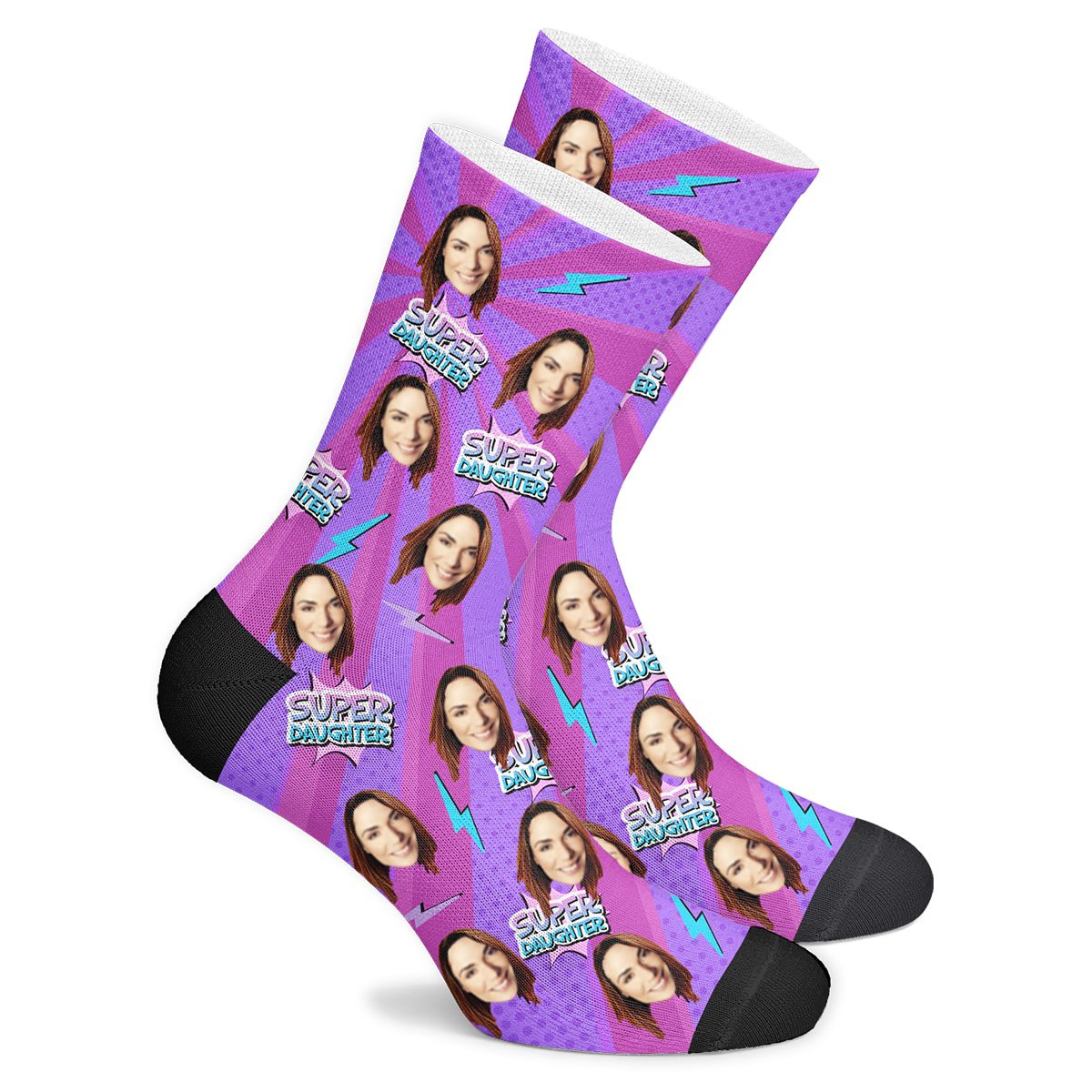 Custom Super Daughter Socks