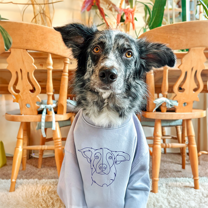 Hoodie With Dog Personalized Custom Embroidered Pet Sweatshirt