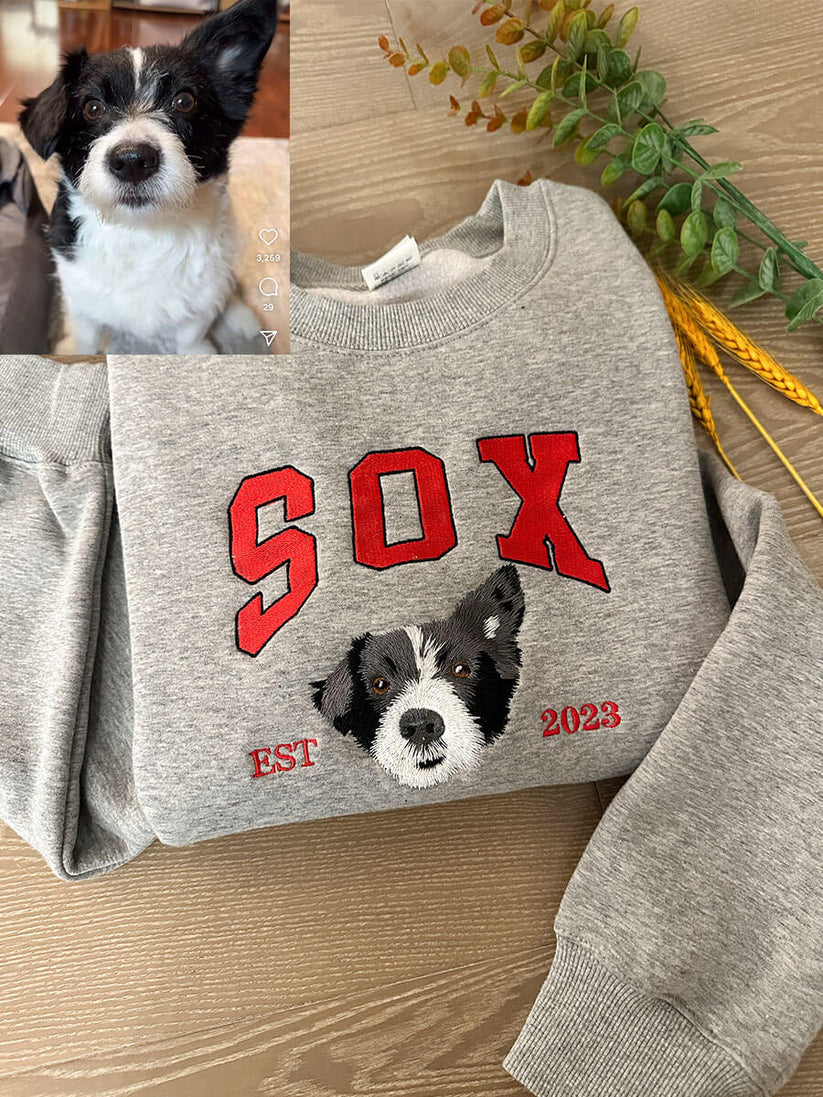 Personalized Gifts Dog Exclusive Custom Sweatshirt with your pet design