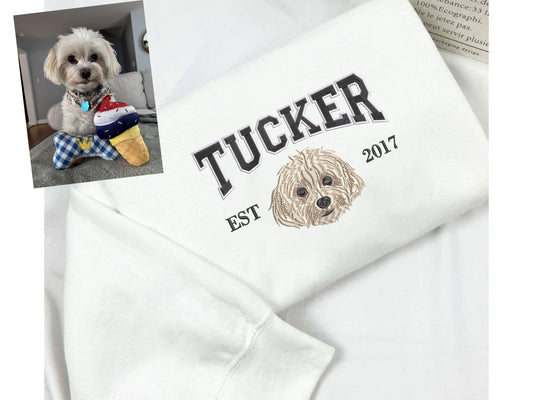Fun Pet Sweatshirt – Your Furry Friend Stitched On!