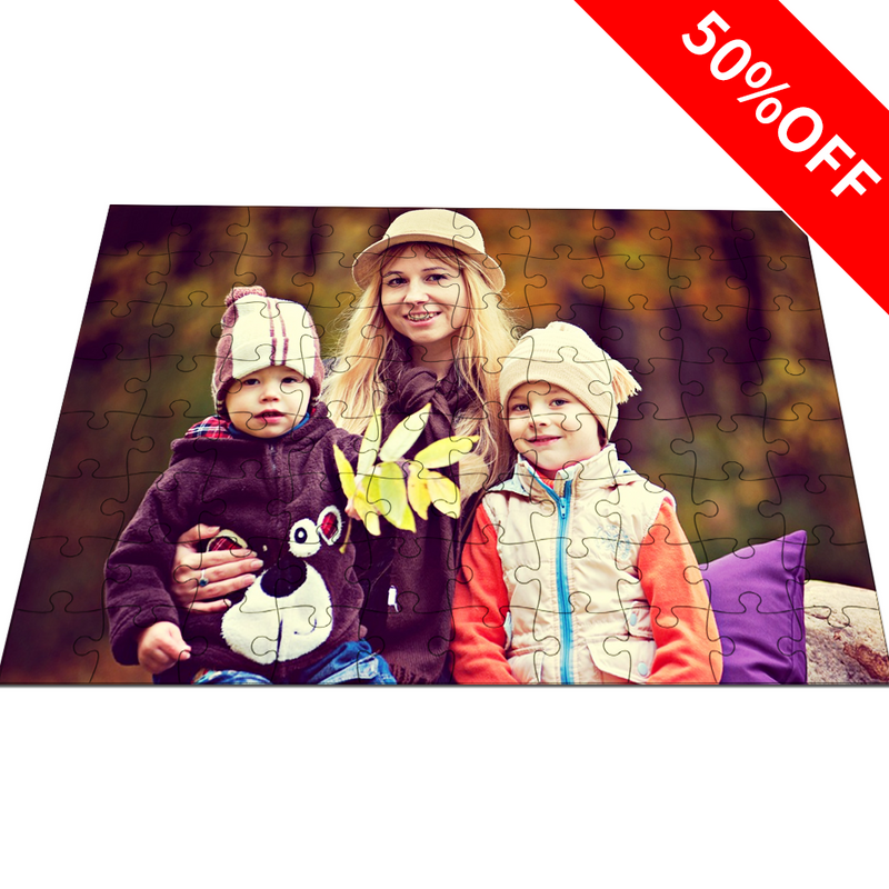 Custom Photo Jigsaw Puzzle Happy Family Stay At Home Gift 35-1500 Pieces