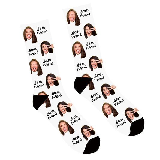 Custom Face Socks Best Friends Photo Socks