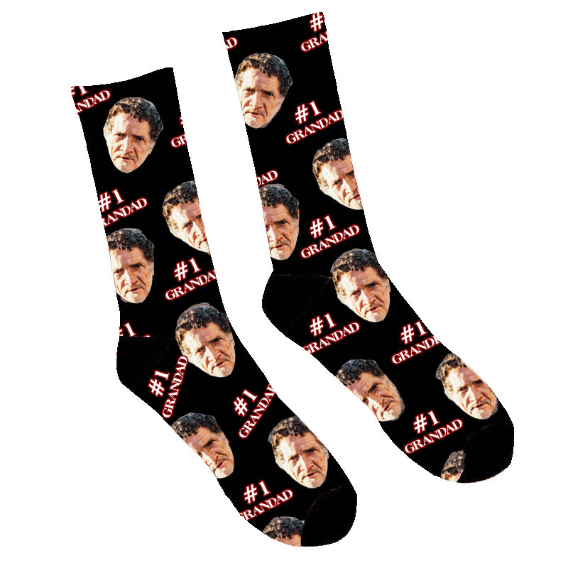 Custom #1 Grandad Face Socks