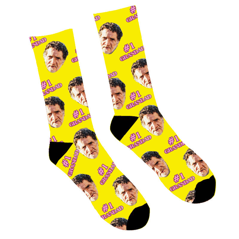 Custom #1 Grandad Face Socks