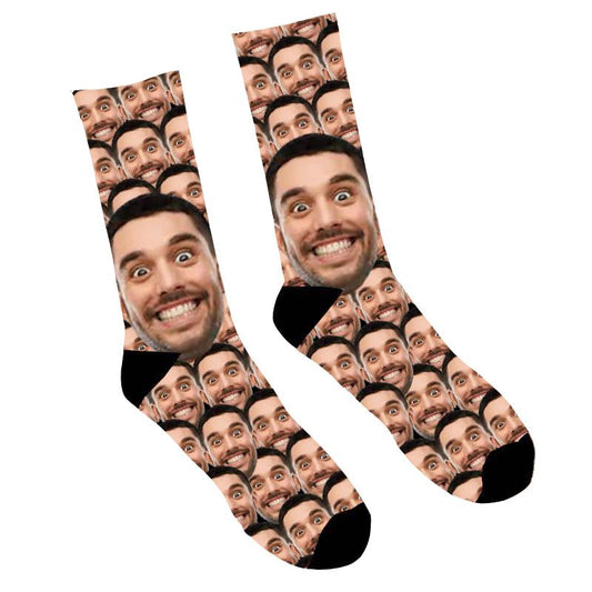 Custom Photo Socks Funny Mash