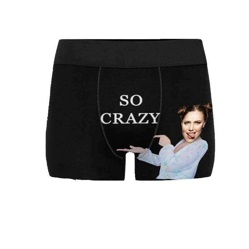 Custom Boxer Text Only I licked It