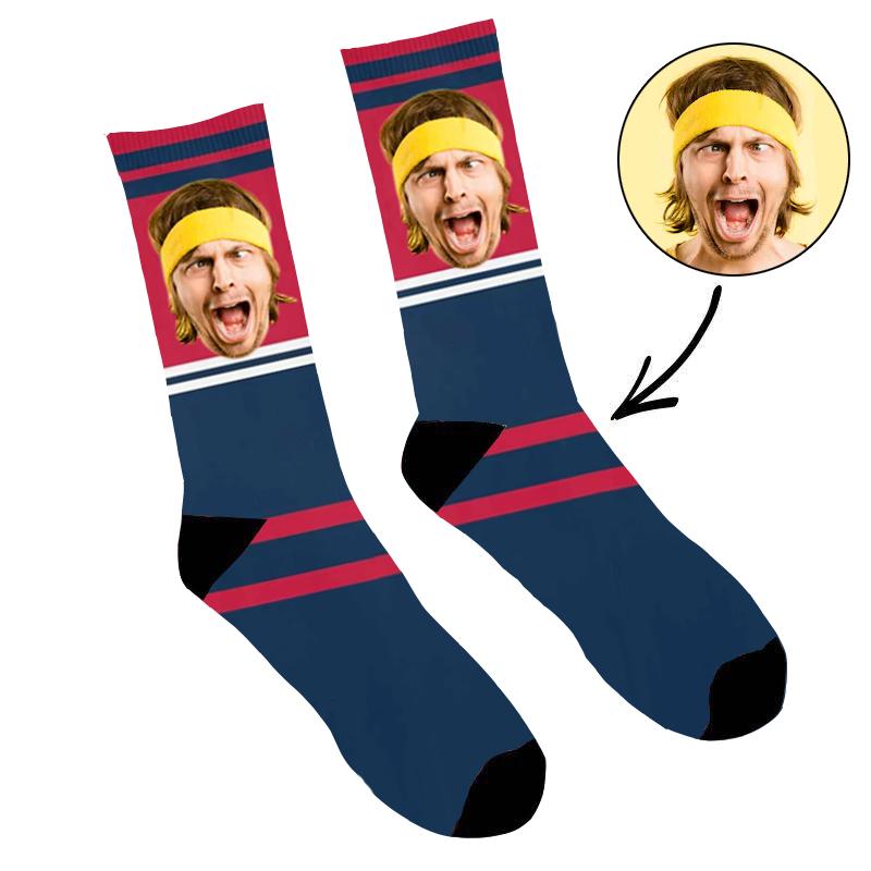 Custom Photo Socks Funny Face