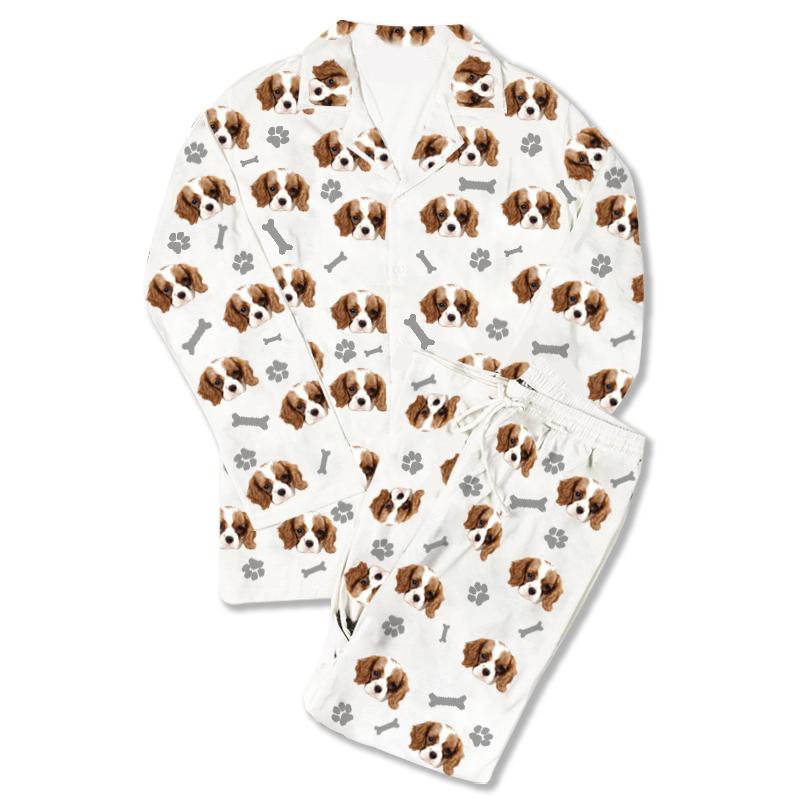 Custom Photo Pajamas Dog Footprint