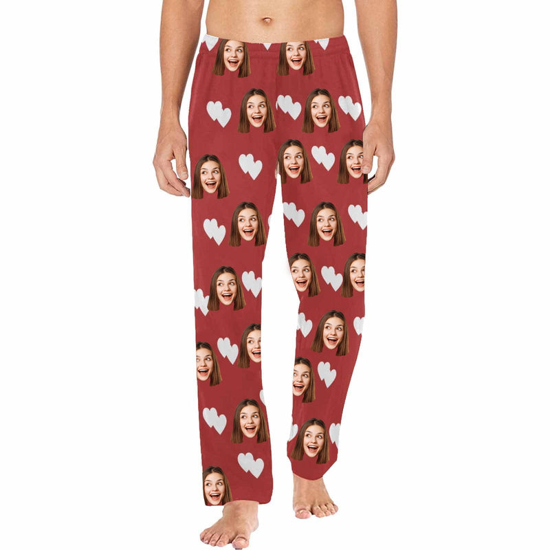 Face Pajamas Pants Put Your Face On Pajamas Pants For Men Face On Pajamas Our Heart Sleepwear Special Offer Christmas Gifts