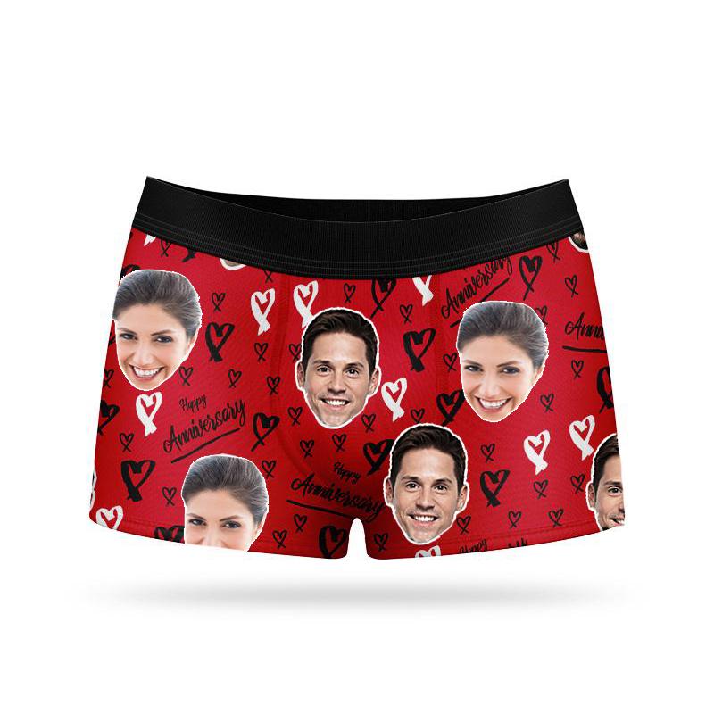 Custom Face Boxers - Anniversary