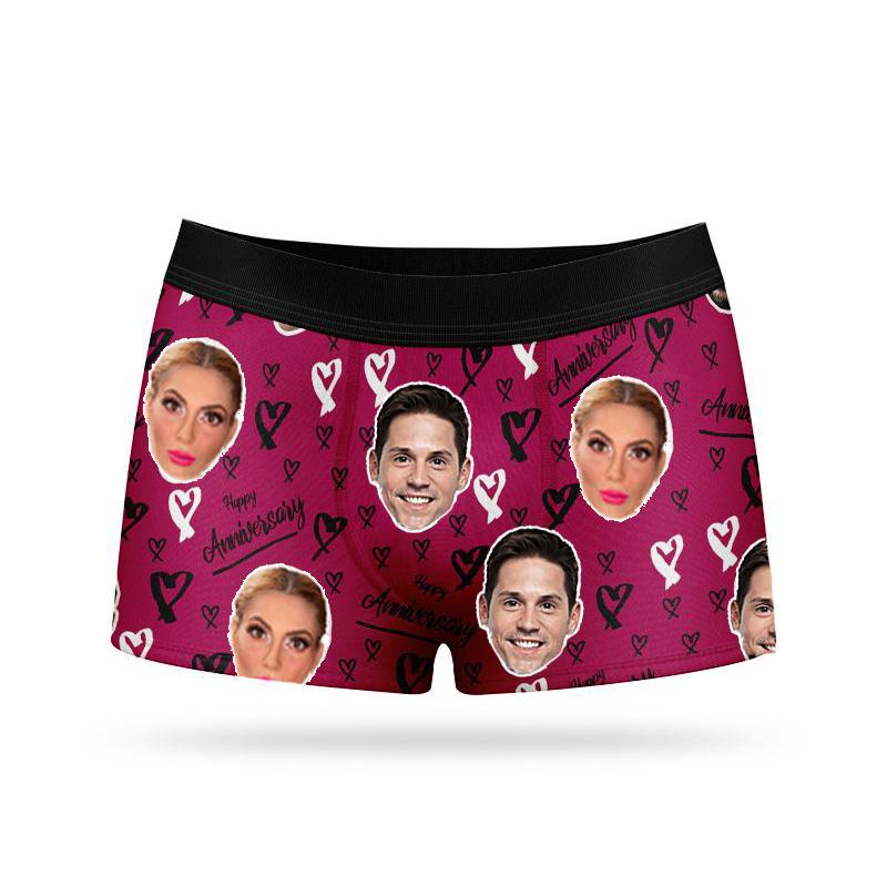 Custom Face Boxers - Anniversary