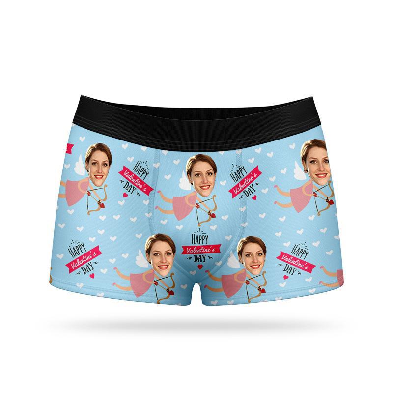 Custom Face Boxers -Happy Valentine's Day