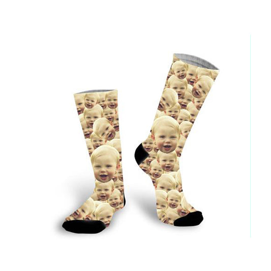 Custom All Baby Face Socks Photo Socks