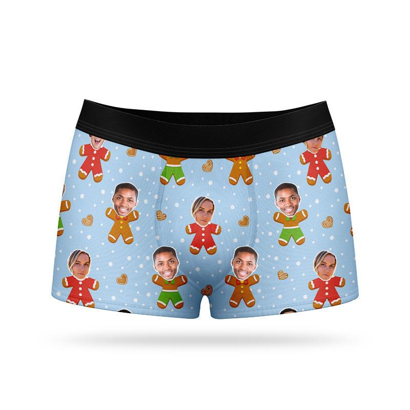 Custom Face Boxers - Gingerbread