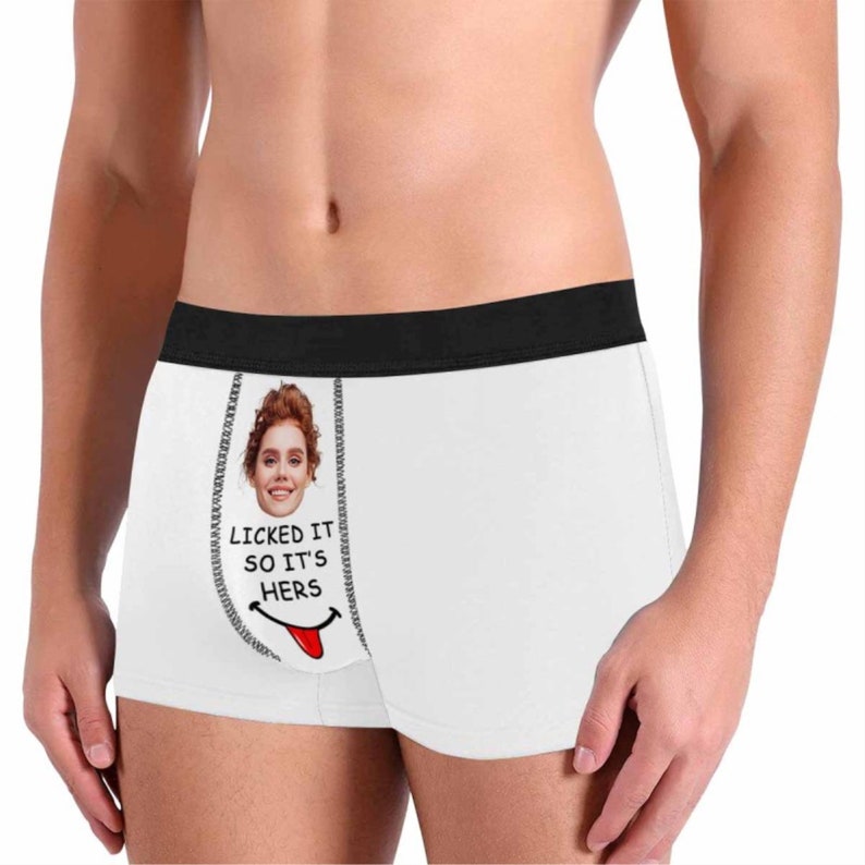 Custom Face Underwear Funny Men Boxer Briefs Photo