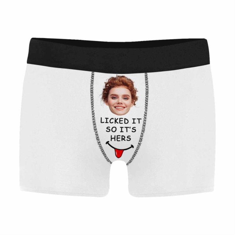 Custom Face Underwear Funny Men Boxer Briefs Photo