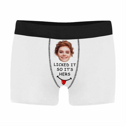 Custom Face Underwear Funny Men Boxer Briefs Photo