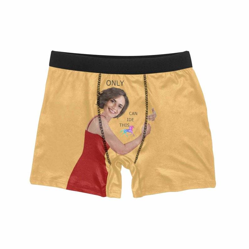 Custom Ride Horse Men Boxer Girlfriend Face