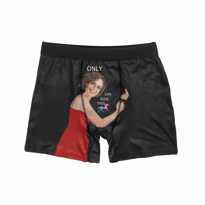 Custom Ride Horse Men Boxer Girlfriend Face