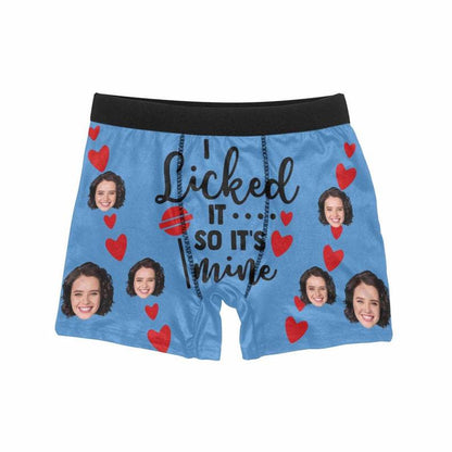 Personalized Men's Boxer with Faces Custom Brief