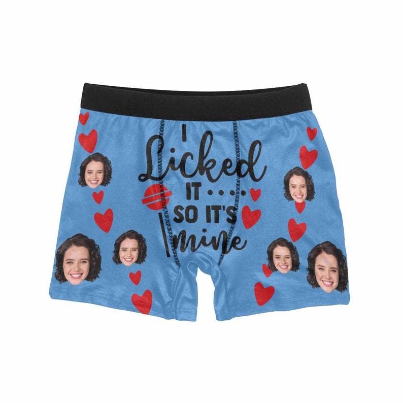 Personalized Men's Boxer with Faces Custom Brief