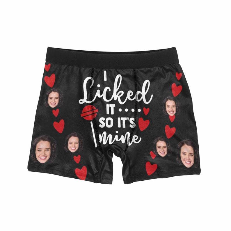 Personalized Men's Boxer with Faces Custom Brief