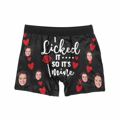 Personalized Men's Boxer with Faces Custom Brief