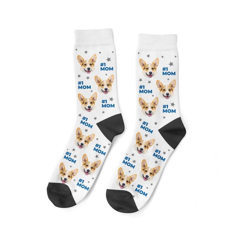 Best Dog Mom Socks Custom Dog Face Socks Personalized