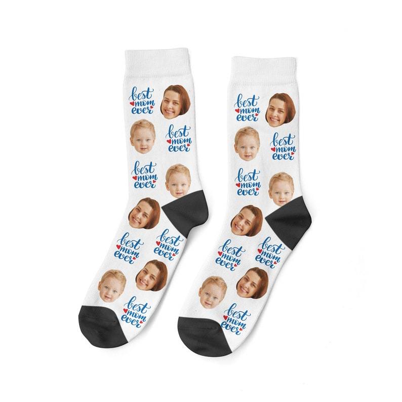 Custom Face Socks Best Mom Ever Socks Mom