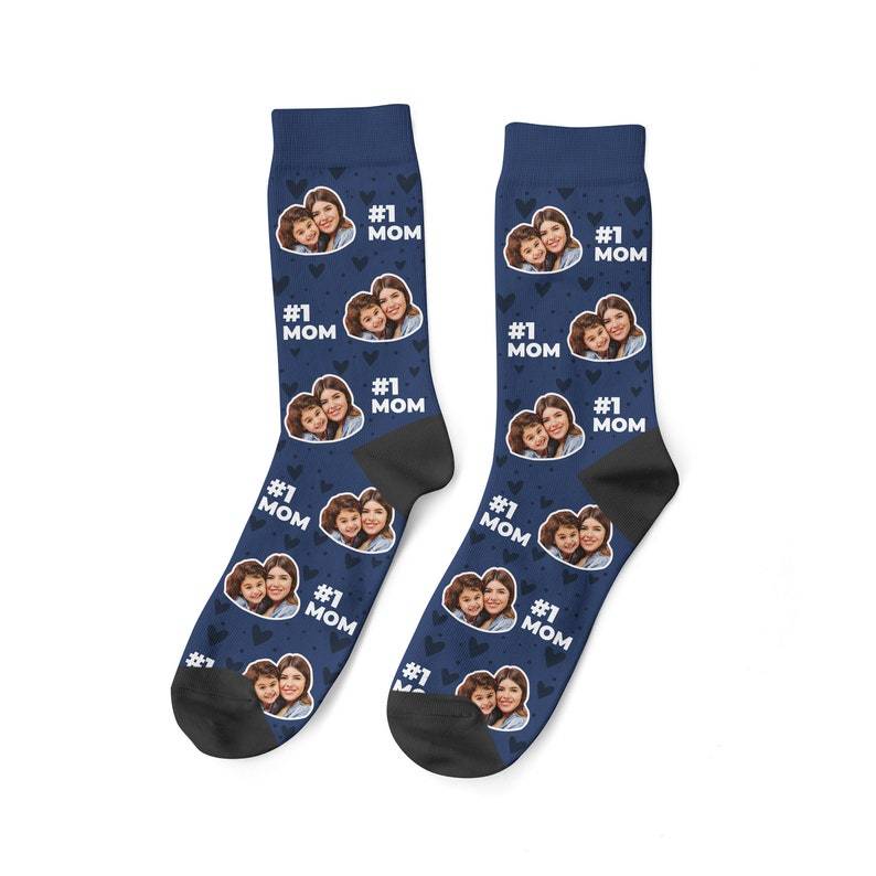 Custom Face Socks Happy Mother‘s Day Socks Personalized