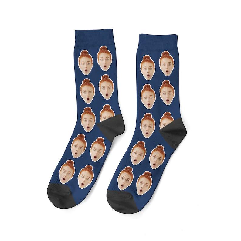 Custom Face Socks Put Photo on Socks