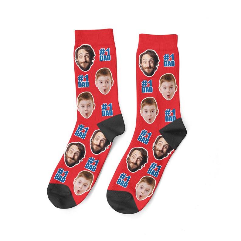 Love Dad Socks Custom Face Socks Personalized Socks
