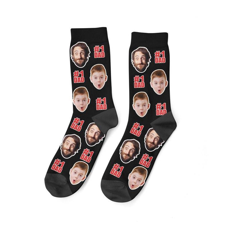 Love Dad Socks Custom Face Socks Personalized Socks