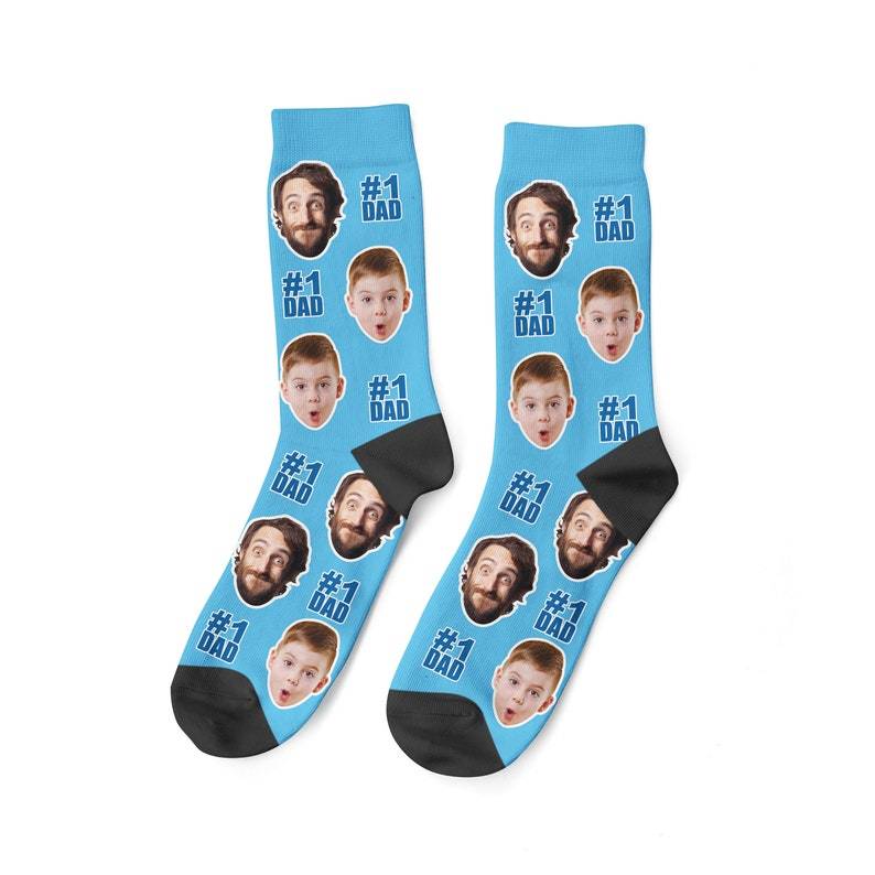 Love Dad Socks Custom Face Socks Personalized Socks