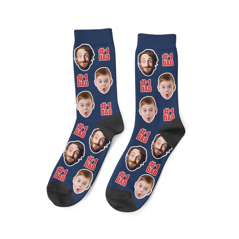 Love Dad Socks Custom Face Socks Personalized Socks