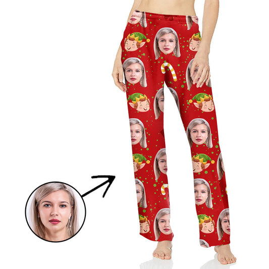 Custom Photo Pajamas Pants For Women Lovely Boy