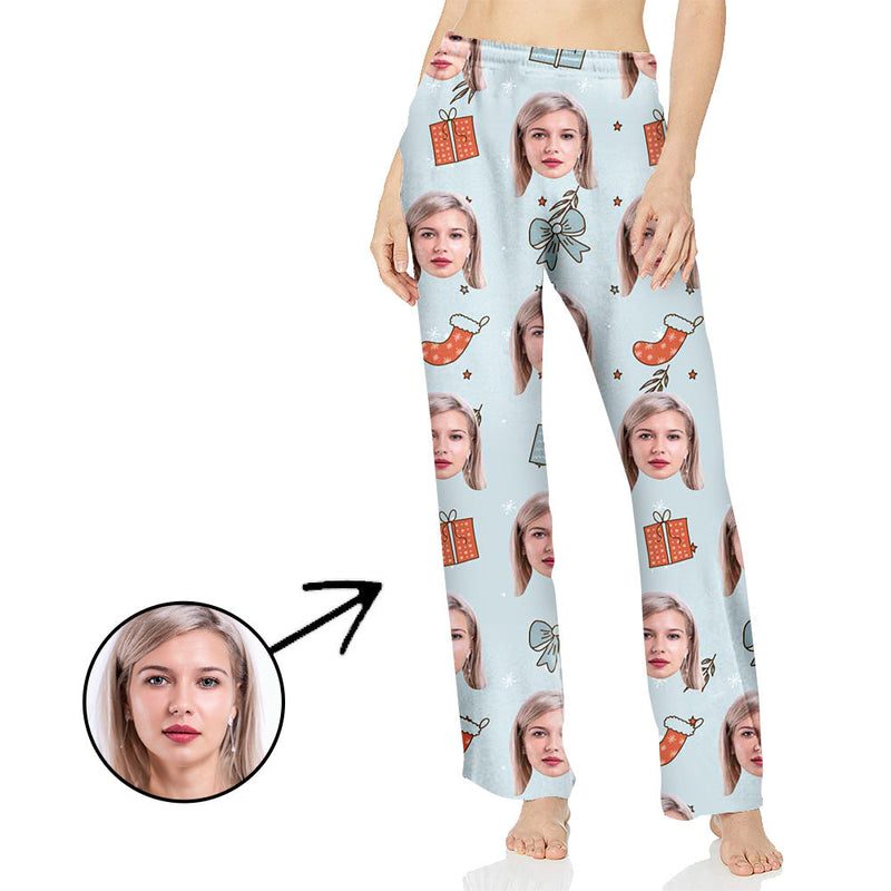 Custom Photo Pajamas Pants For Women Christmas Gifts For You
