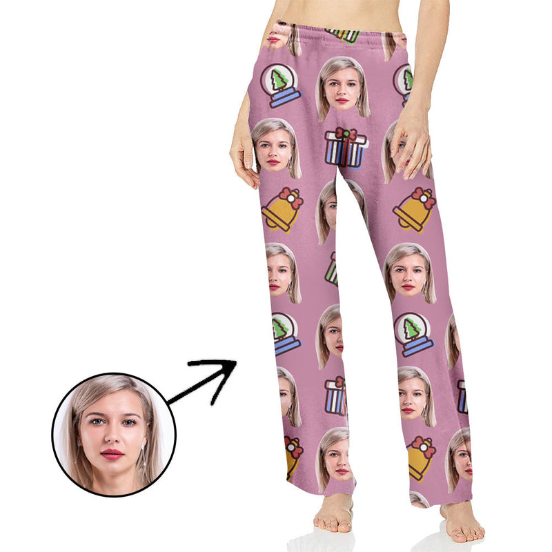 Custom Photo Pajamas Pants For Women Cute Light And Gifts
