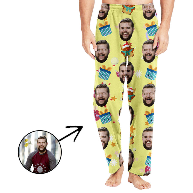 Custom Photo Pajamas Pants For Men Lovely Gift