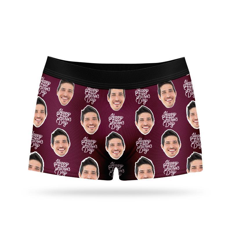 Custom Face Boxers - Happy Father's Day