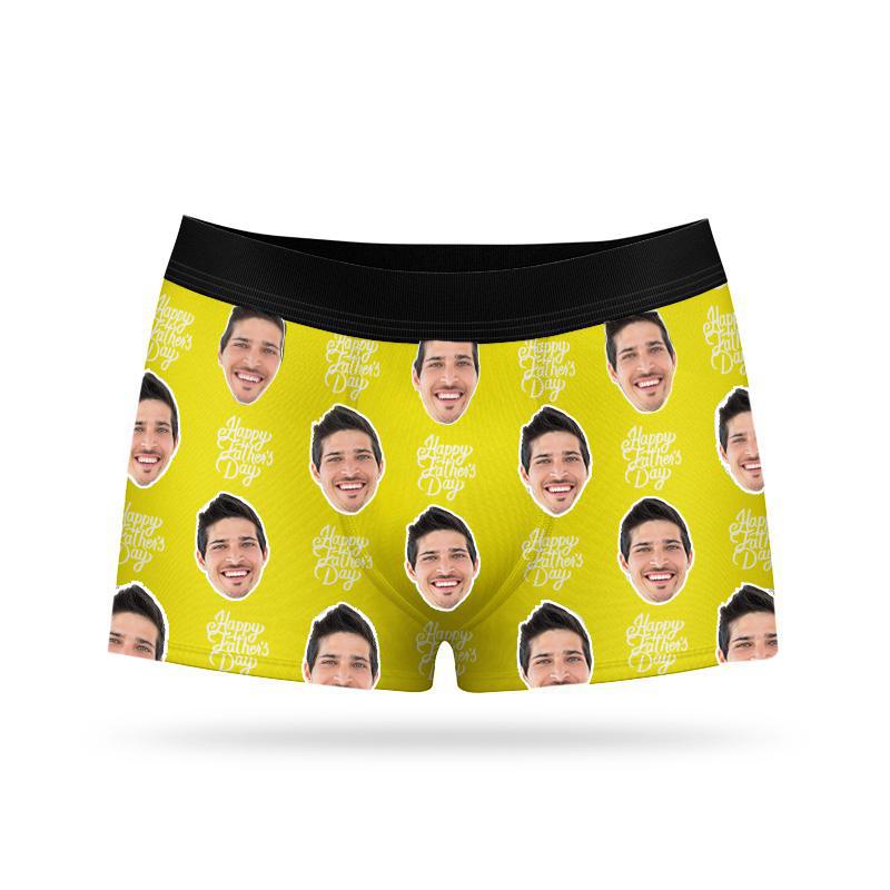 Custom Face Boxers - Happy Father's Day