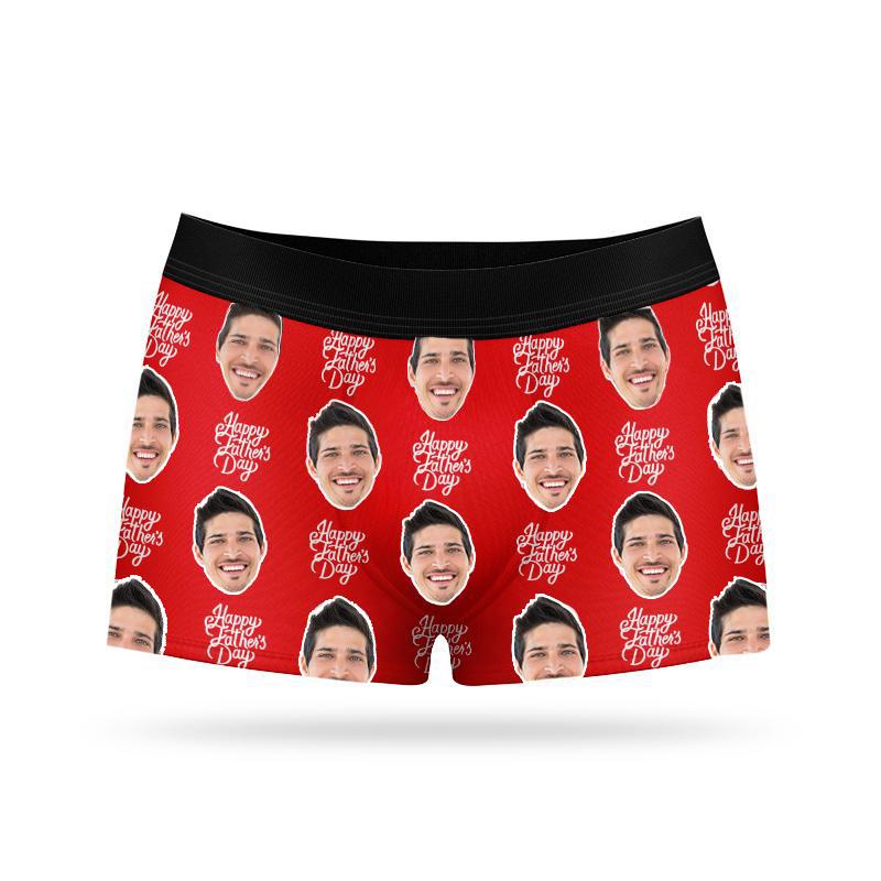 Custom Face Boxers - Happy Father's Day