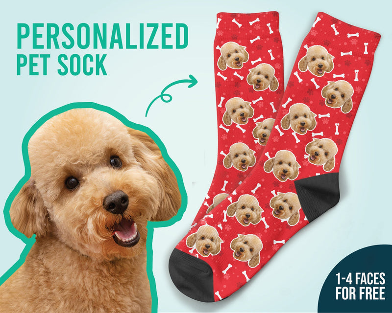 Custom Dog Socks Dog Mom Gift Dog Lover Gift