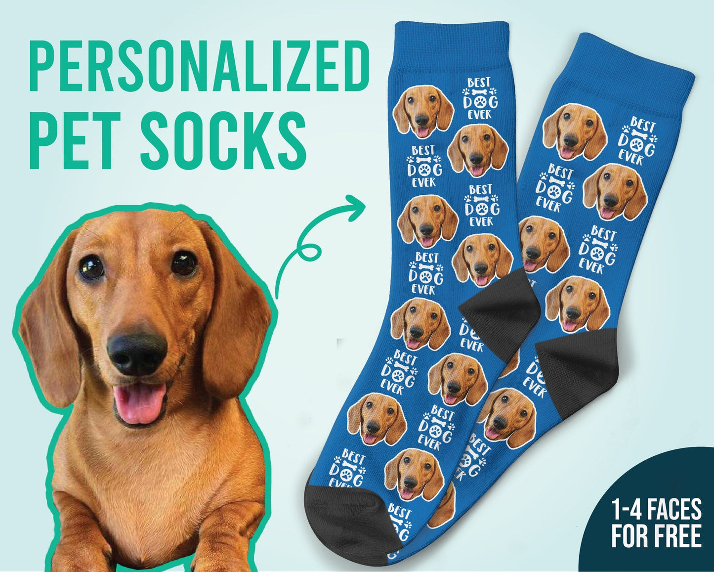 Custom Dog Socks Best Dog Ever Socks Dog Mom