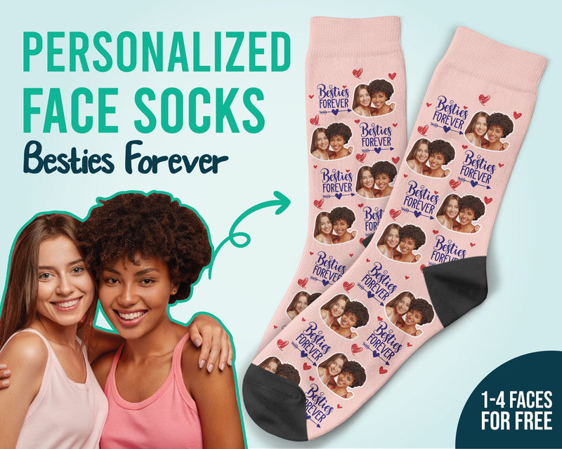 Besties Forever Socks Best Friend Gift BFF Gift