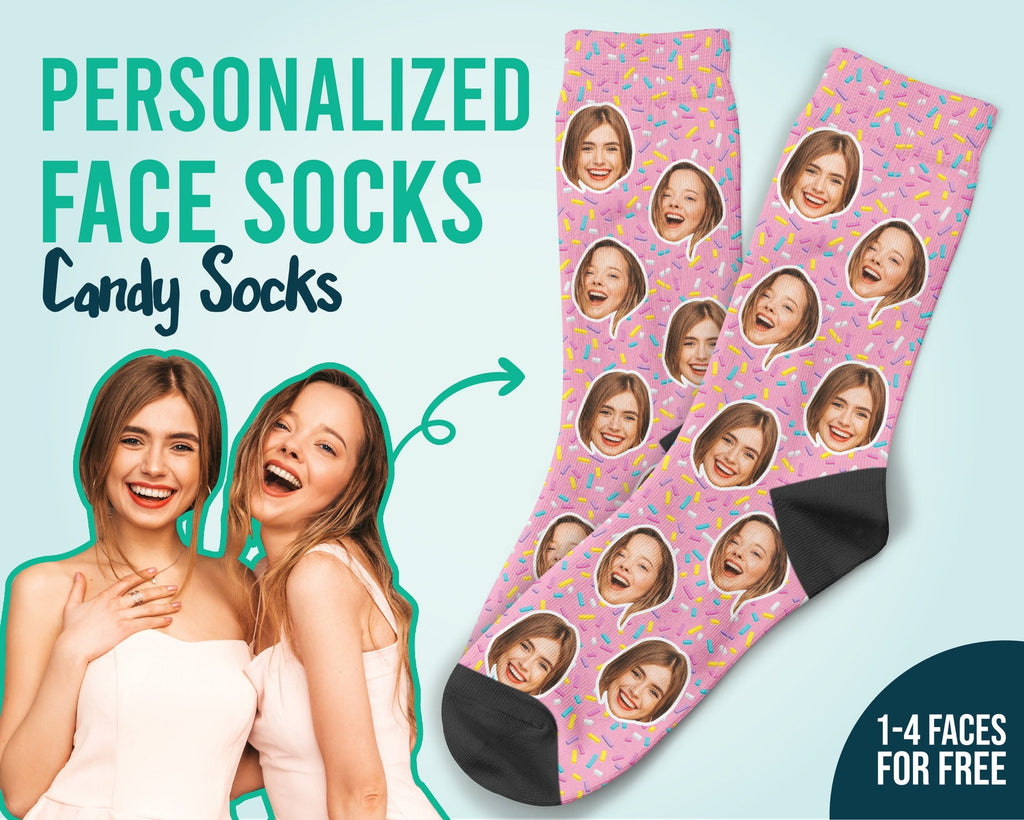 Custom Face Socks Customized Funny Photo Gift