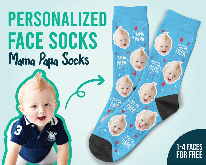 Custom Baby Face Socks Baby Socks Personalized Sock