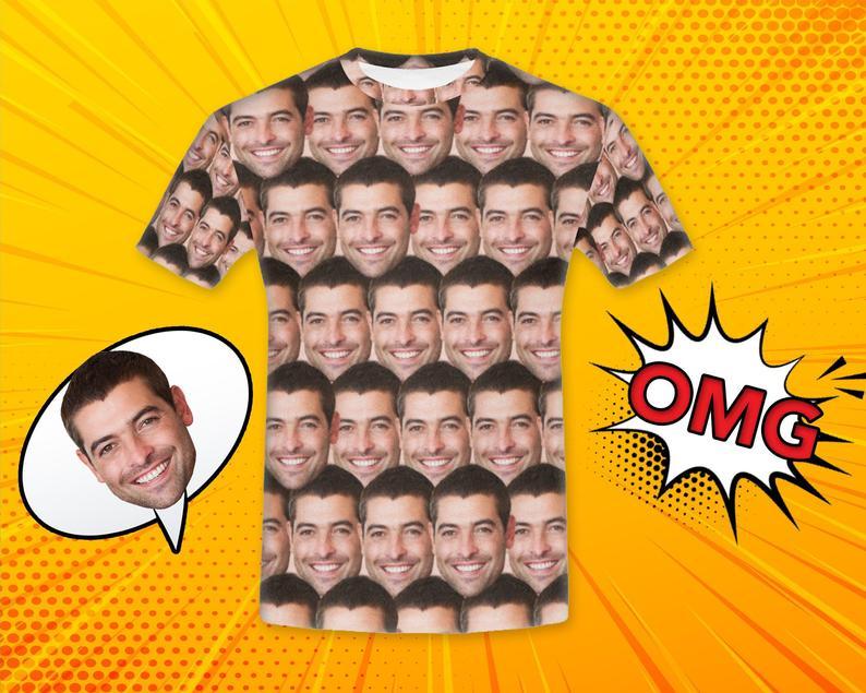 Custom My Husband Face Shirt