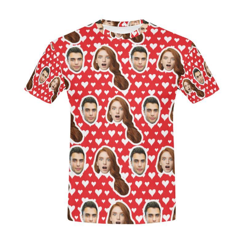 Custom Couple Face Shirt