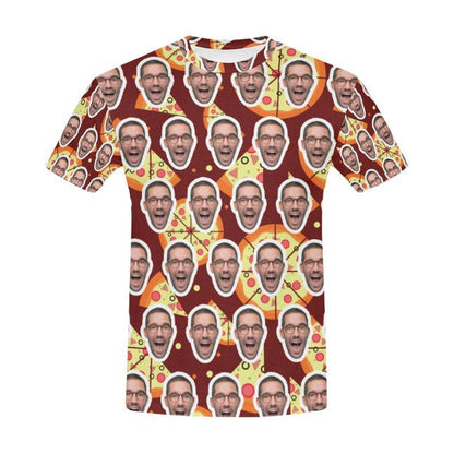 Custom Pizza Face Shirt